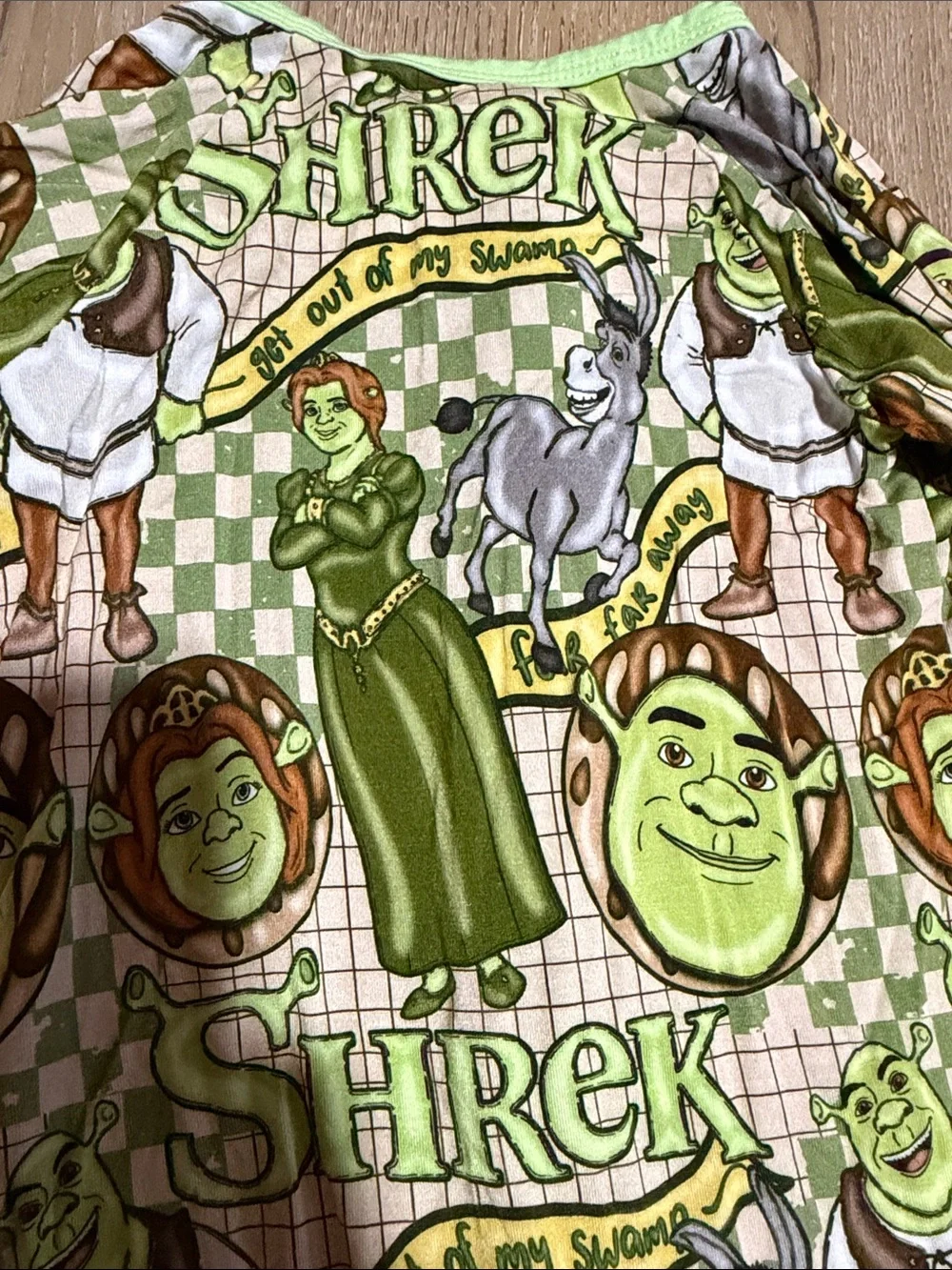 Bamboo zippy|Shrek print|12-18M